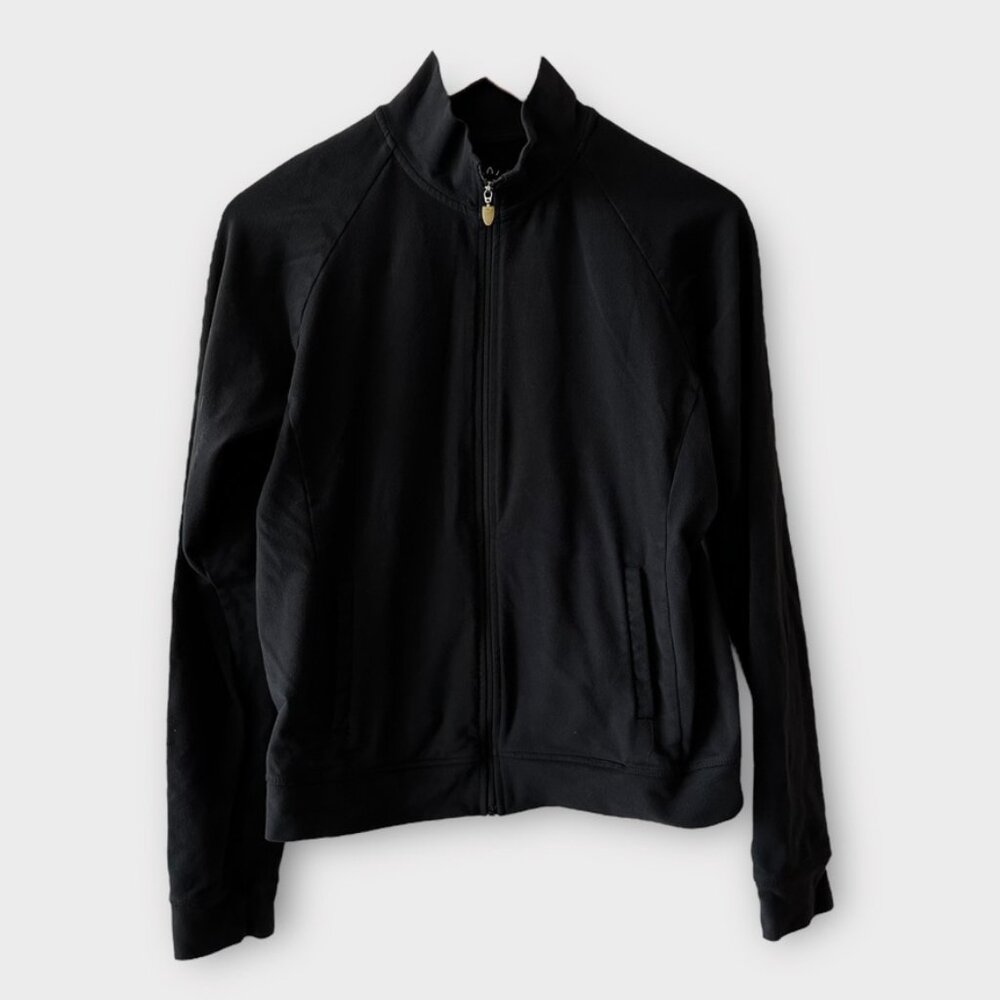 Beyond Yoga x Fila • Black Zip Up Jacket